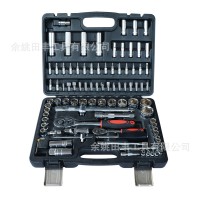 TF-6021 94件套套筒组套 雾面有热 塑盒组套 修理组套 手工工具